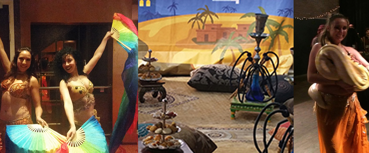 Shisha corner met verschillende fruitsmaken